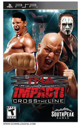 بازی بسیار زیبا TNA Impact: Cross the Line برای PSP